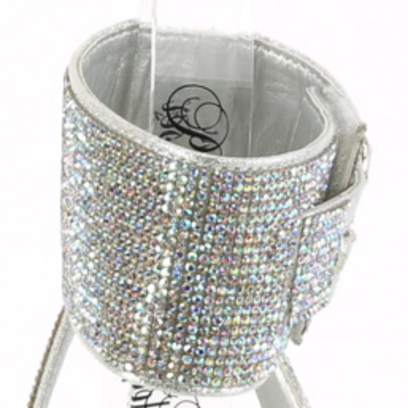 Platform Rhinestone High Heel Shoes